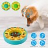 1Pc Dog Puzzle Food Feeder Slow Feeding Bowl Interactive Toy Dog Treat Dispensing Toy For IQ Training Mental Enrichment For Small Medium Large Dog Cat